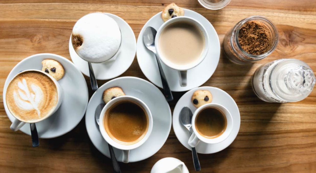 Types of coffee in French