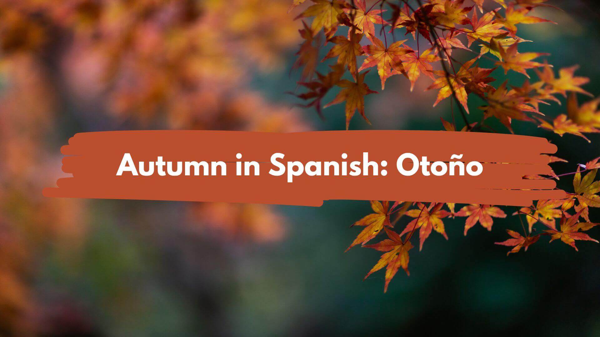 Autumn in Spanish