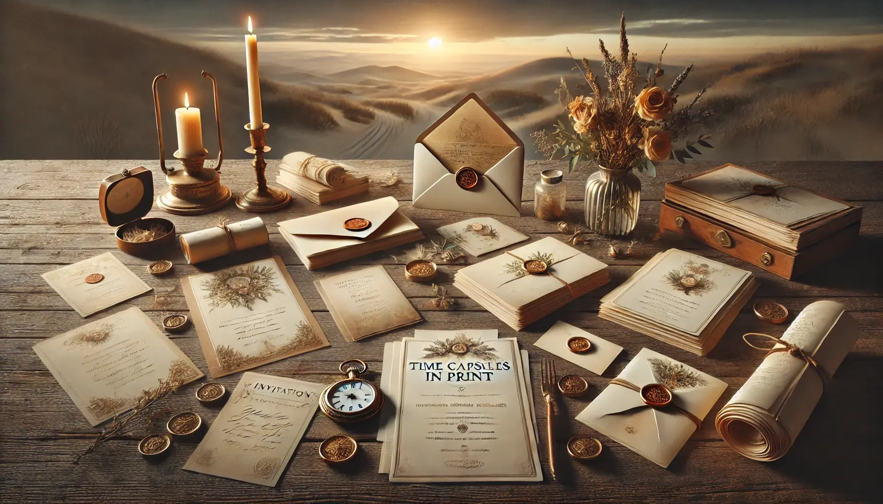 Time Capsules in Print Invitations as Treasured Keepsakes