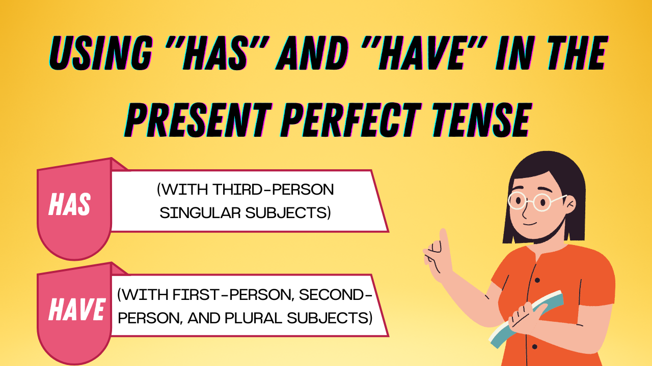 Using "Has" and "Have" in the Present Perfect Tense