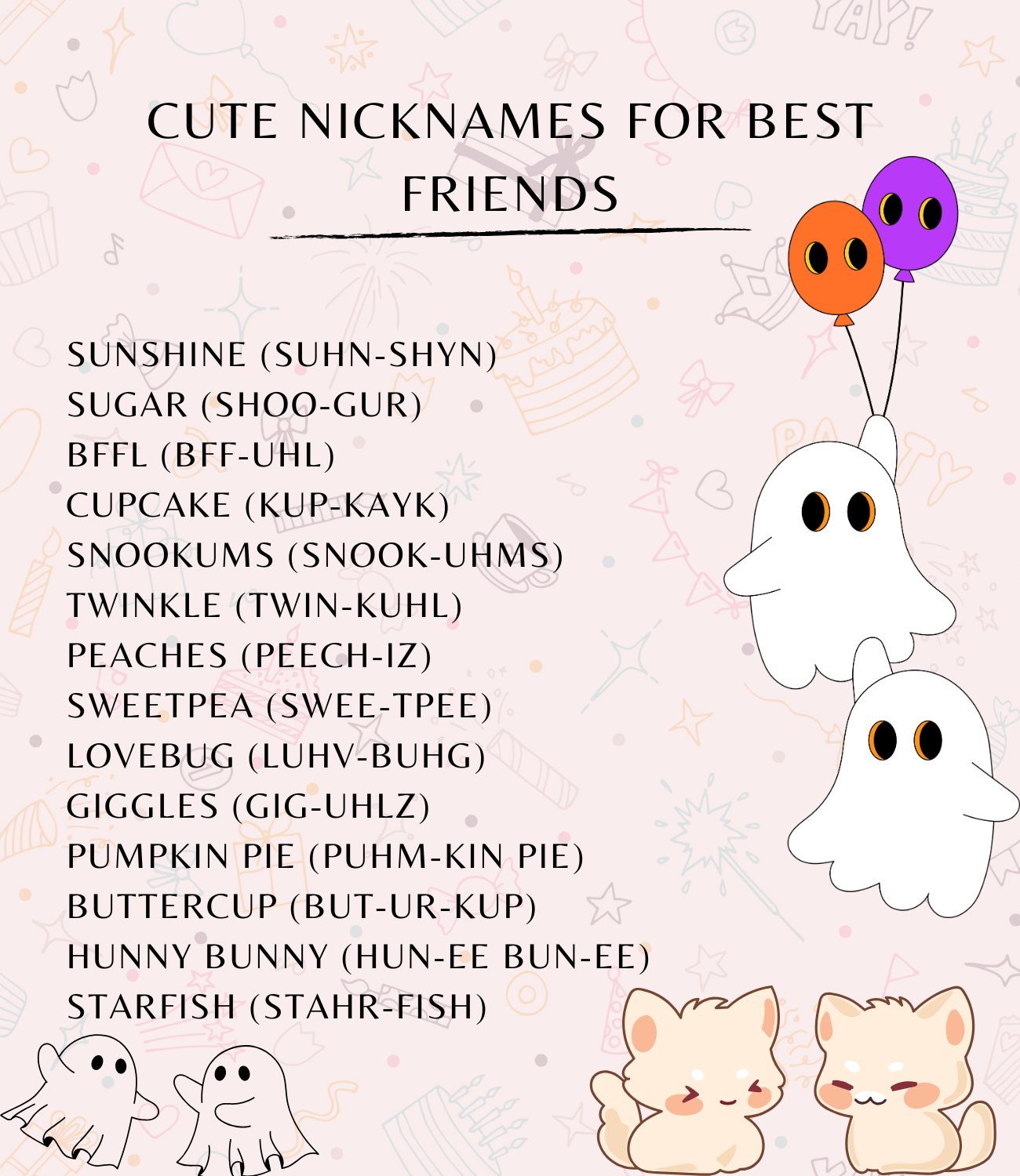 Cute English Nicknames for Best Friends