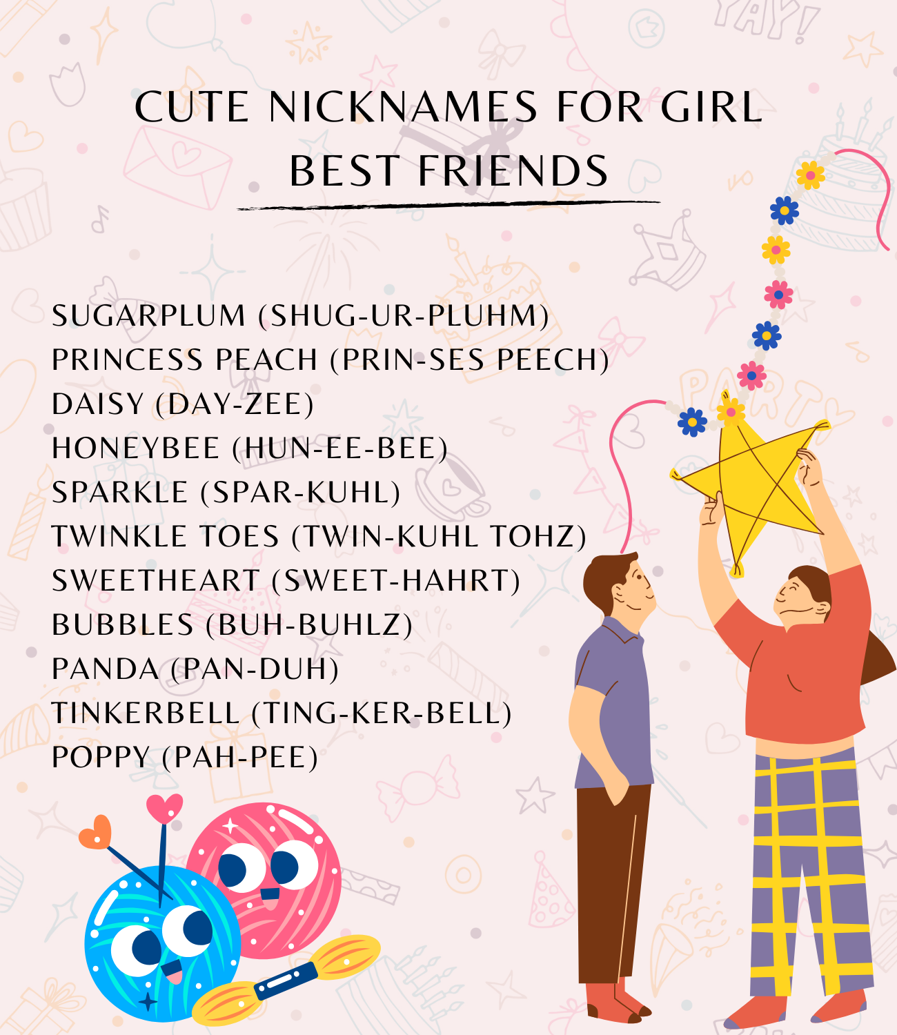 Cute English Nicknames for Girl Best Friends